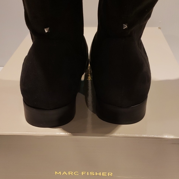 SOLD! Marc Fisher Over the Knee Boots Jet 2 Black - Picture 7 of 7